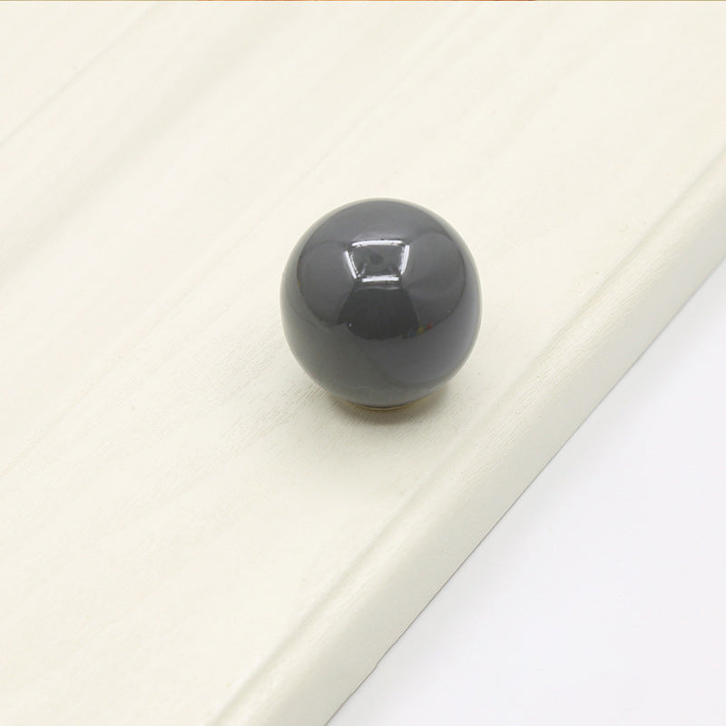 Modern Colourful Ceramic Ball Wardrobe & Drawer Knobs