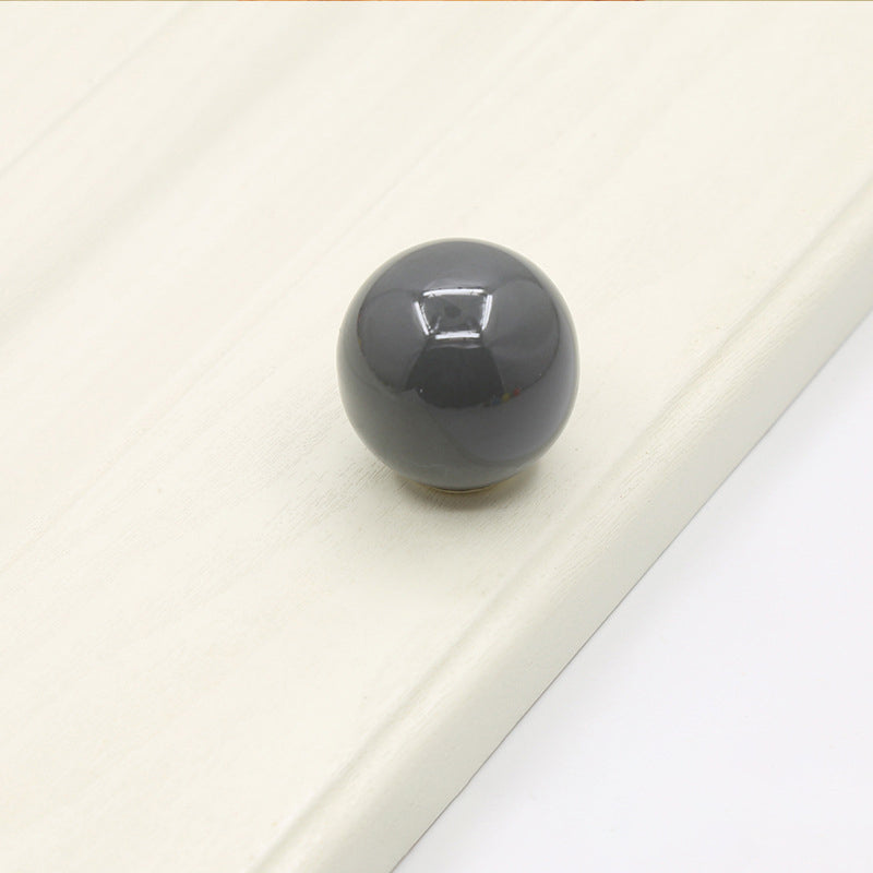 Modern Colourful Ceramic Ball Wardrobe & Drawer Knobs