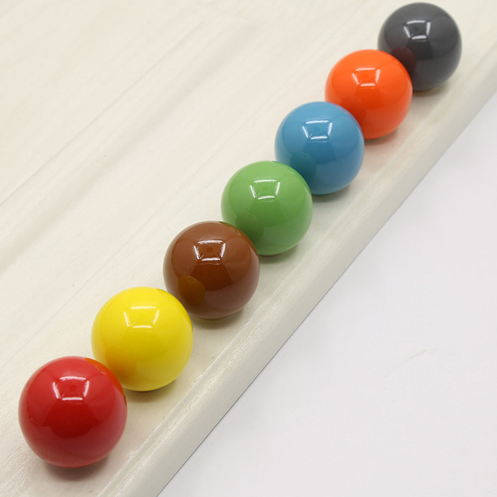 Modern Colourful Ceramic Ball Wardrobe & Drawer Knobs