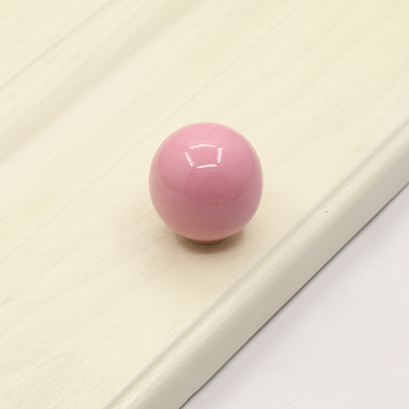 Modern Colourful Ceramic Ball Wardrobe & Drawer Knobs