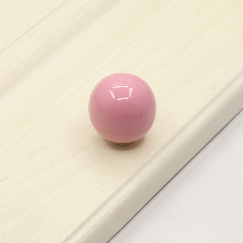Modern Colourful Ceramic Ball Wardrobe & Drawer Knobs