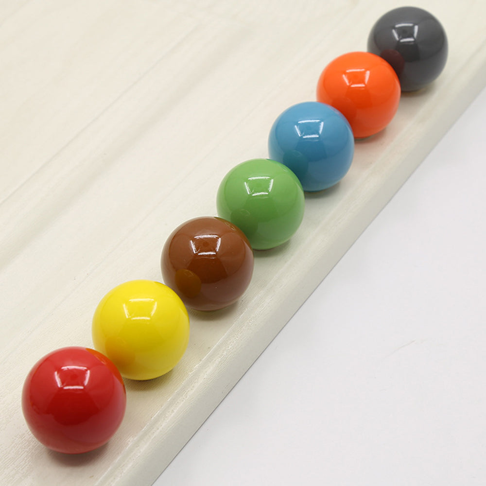 Modern Colourful Ceramic Ball Wardrobe & Drawer Knobs