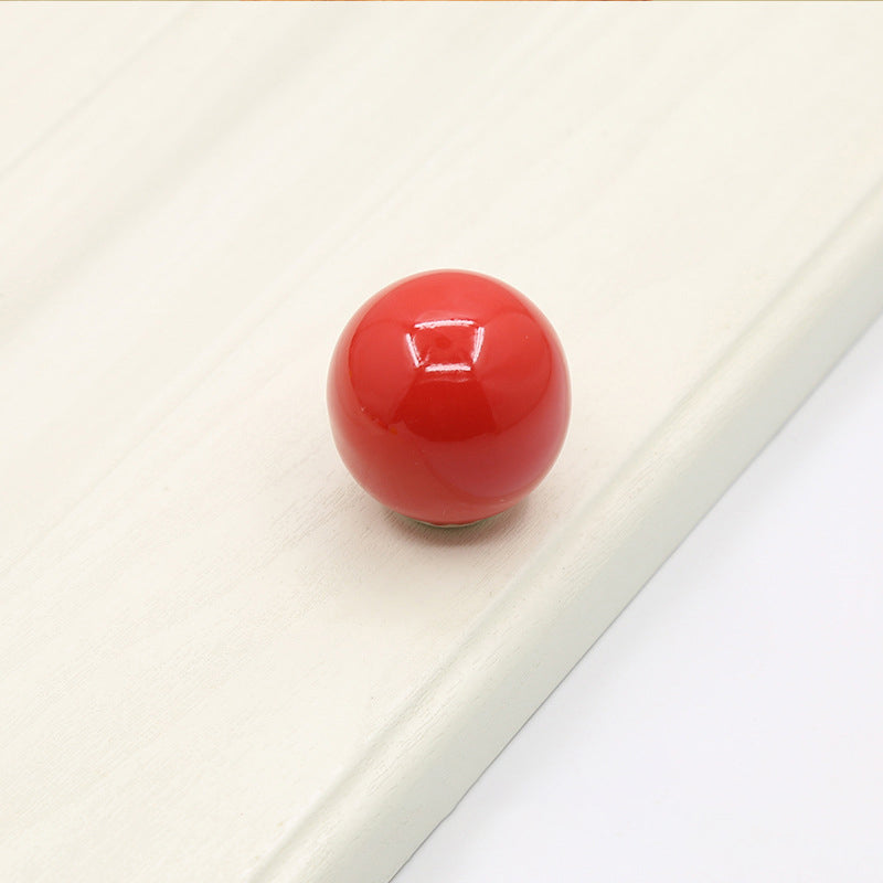 Modern Colourful Ceramic Ball Wardrobe & Drawer Knobs