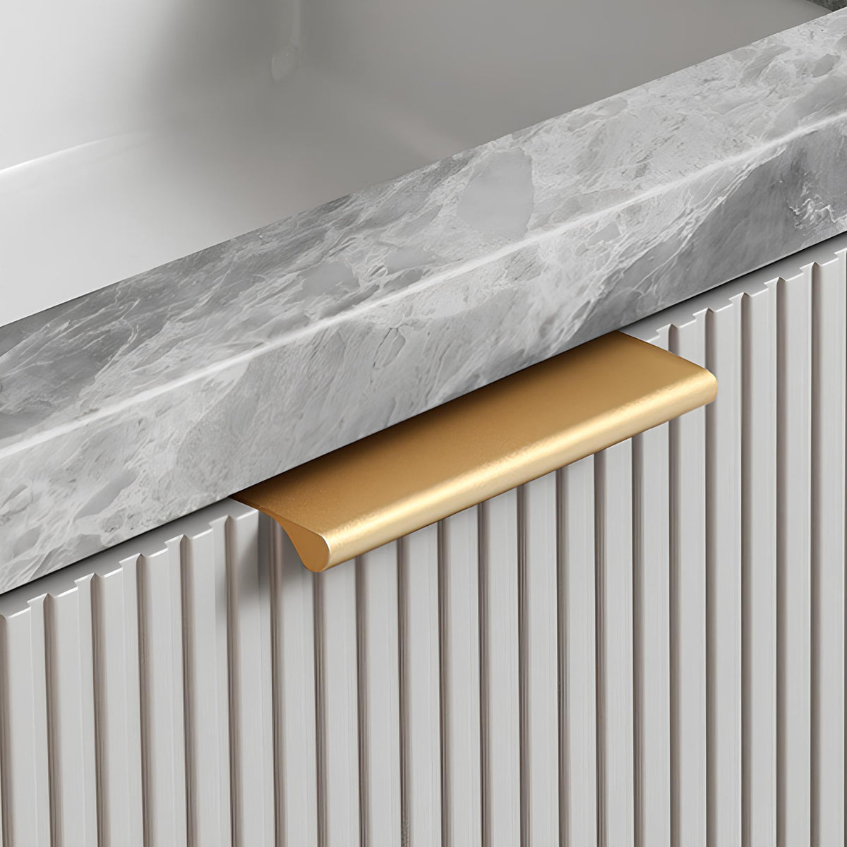 Modern Colourful Curved-Lip Edge Pull Handles