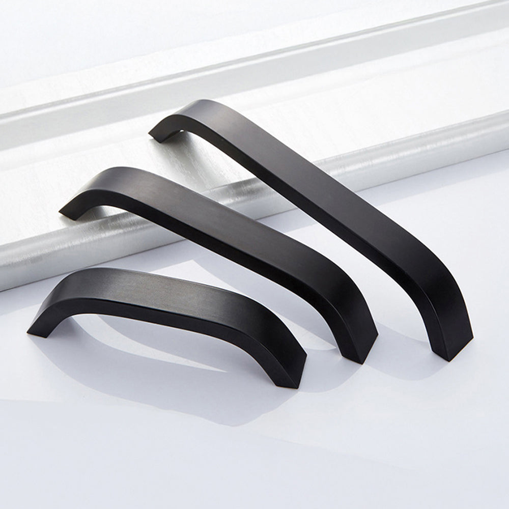 Modern Curved Aluminium Cupboard Handles