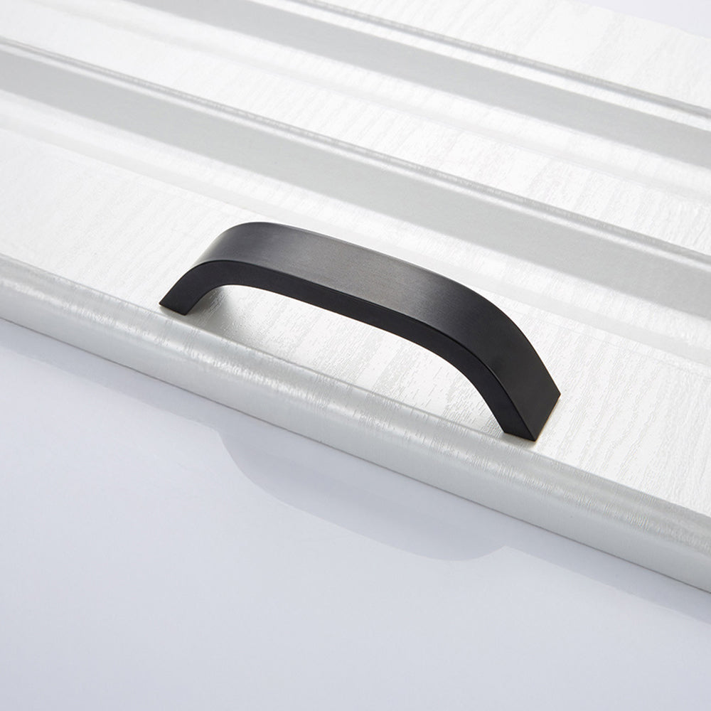 Modern Curved Aluminium Cupboard Handles