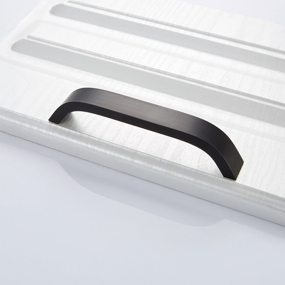 Modern Curved Aluminium Cupboard Handles