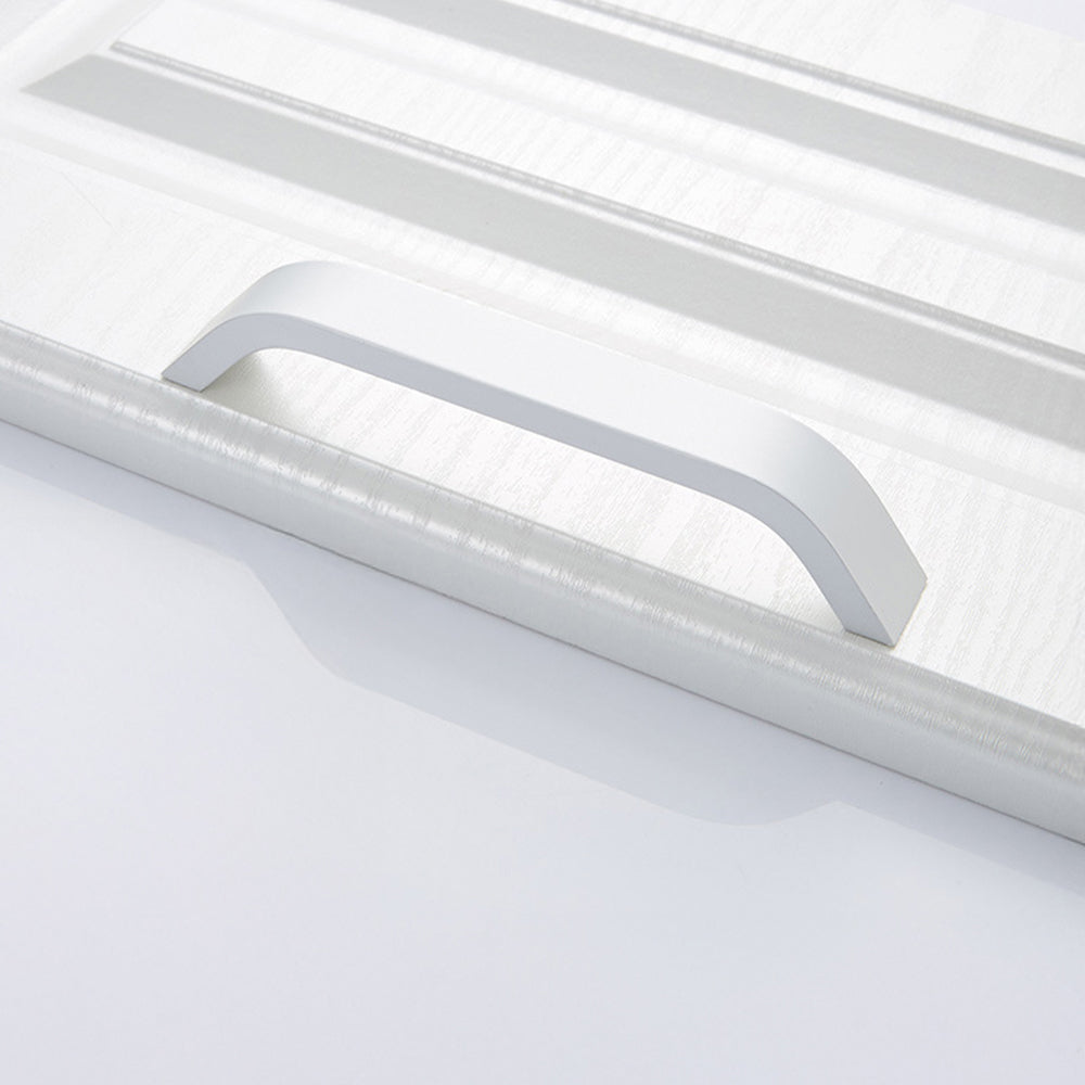 Modern Curved Aluminium Cupboard Handles