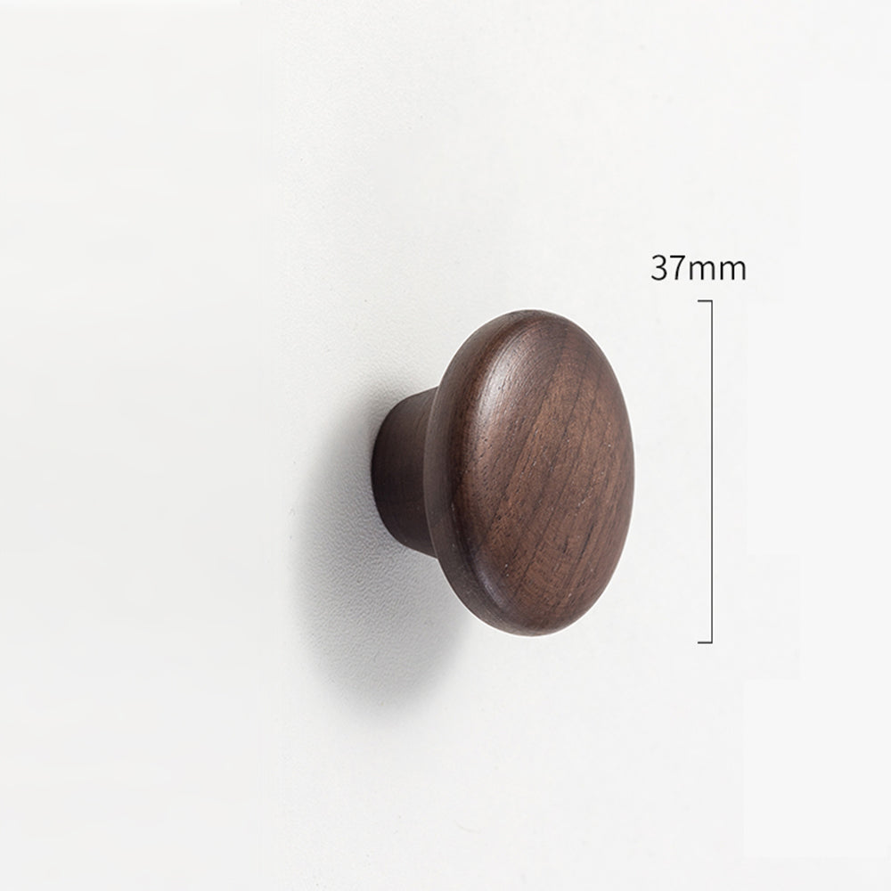 Modern Curved Arch Solid Wood Cupboard Handles & Knobs