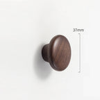 Modern Curved Arch Solid Wood Cupboard Handles & Knobs