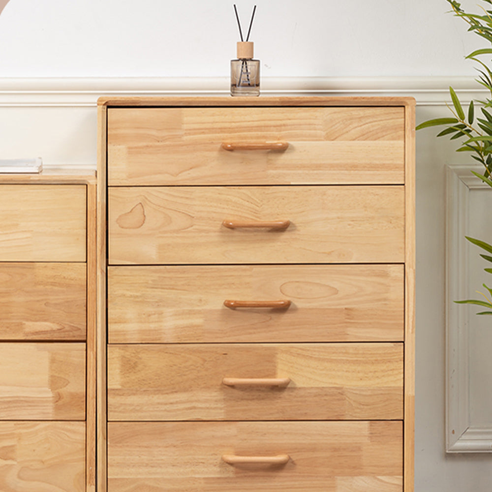 Modern Curved Arch Solid Wood Cupboard Handles & Knobs