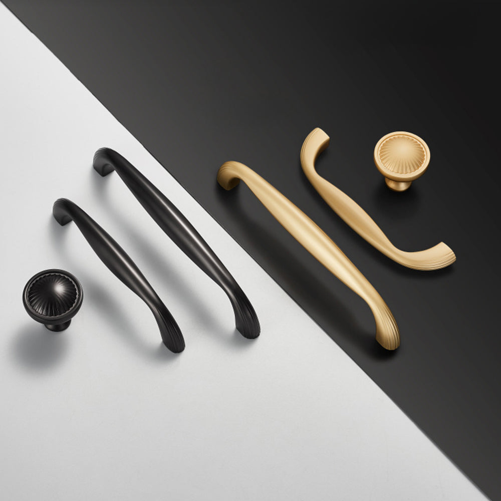 Modern Curved Cupboard Handles and Knobs