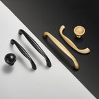 Modern Curved Cupboard Handles and Knobs