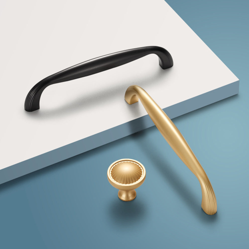 Modern Curved Cupboard Handles and Knobs