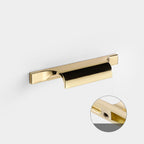 Modern Curved Lip Pull Wardrobe Handles