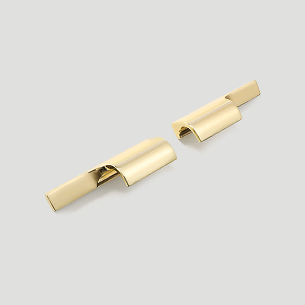 Modern Curved Lip Pull Wardrobe Handles