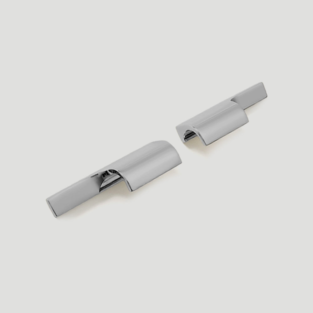 Modern Curved Lip Pull Wardrobe Handles