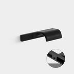 Modern Curved Lip Pull Wardrobe Handles