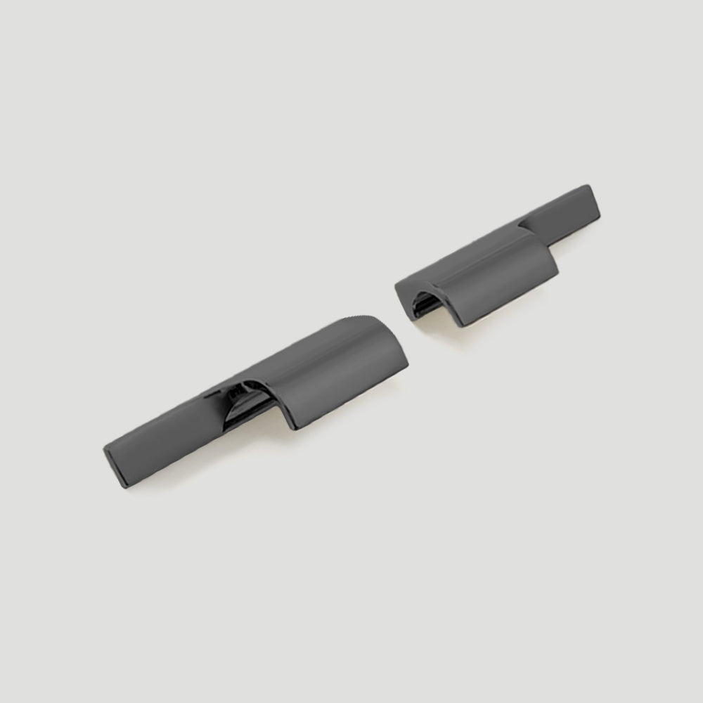 Modern Curved Lip Pull Wardrobe Handles