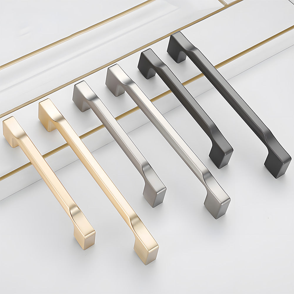 Modern D-Shaped Cupboard Handles and Knobs