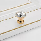 Modern Diamond Crystal Wardrobe & Drawer Knobs