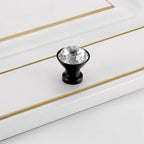 Modern Diamond Crystal Wardrobe & Drawer Knobs