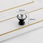 Modern Diamond Crystal Wardrobe & Drawer Knobs