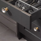 Modern Diamond Crystal Wardrobe & Drawer Knobs