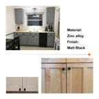 Modern Domed Round Kitchen Cupboard Knobs