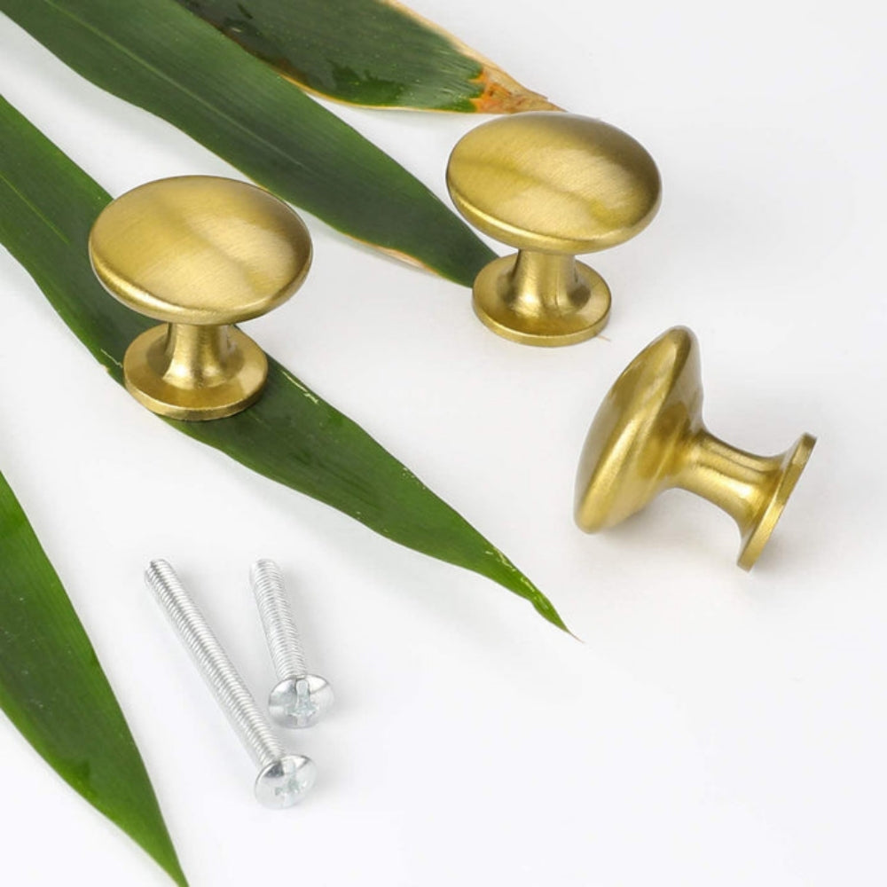 Modern Domed Round Kitchen Cupboard Knobs
