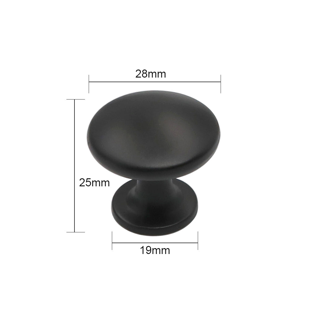 Modern Domed Round Kitchen Cupboard Knobs
