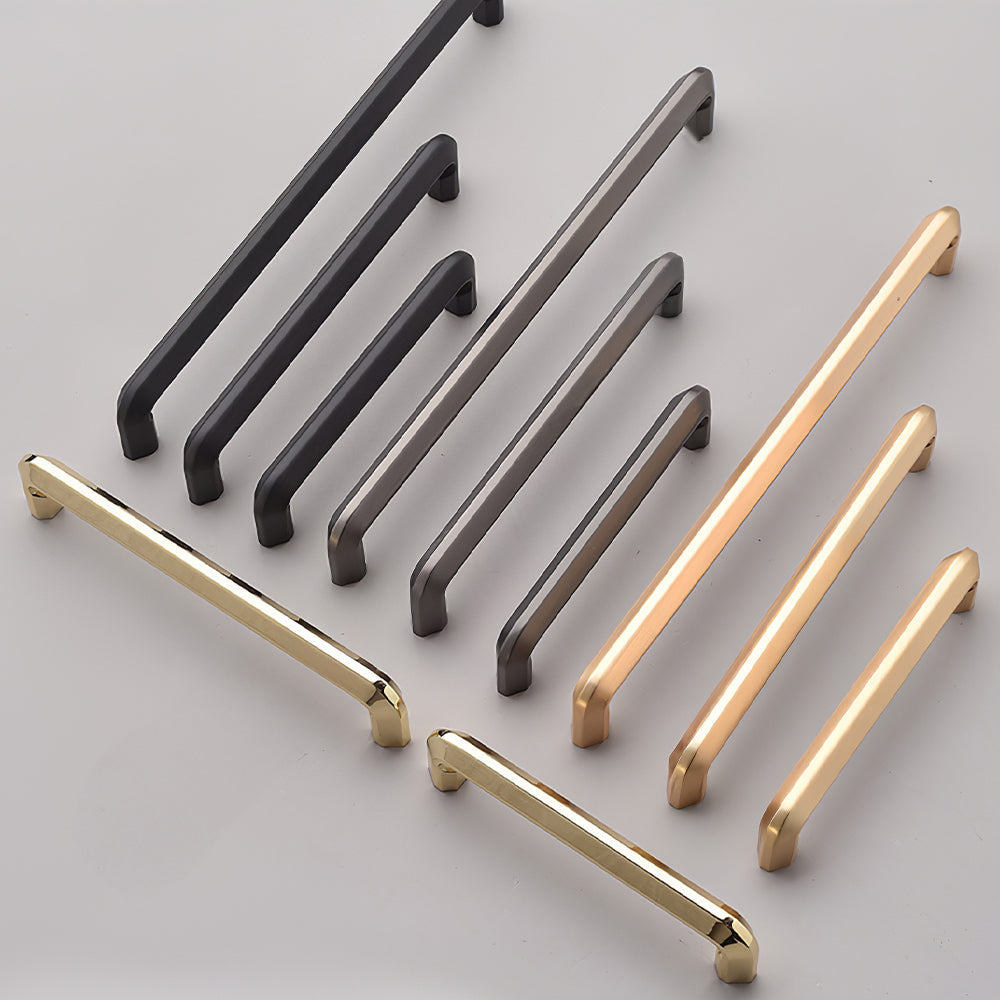 Modern Faceted Bar Cupboard Handles