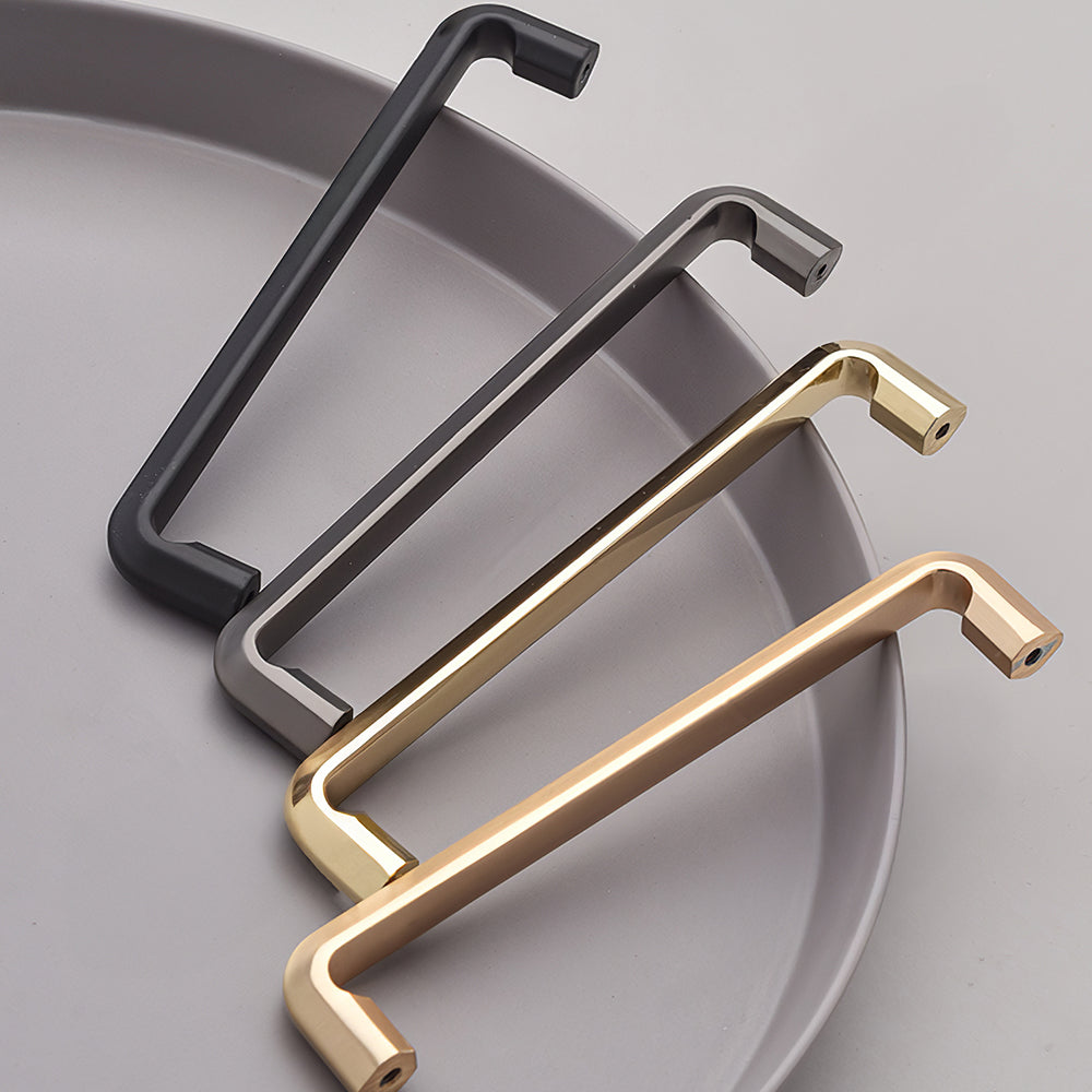 Modern Faceted Bar Cupboard Handles