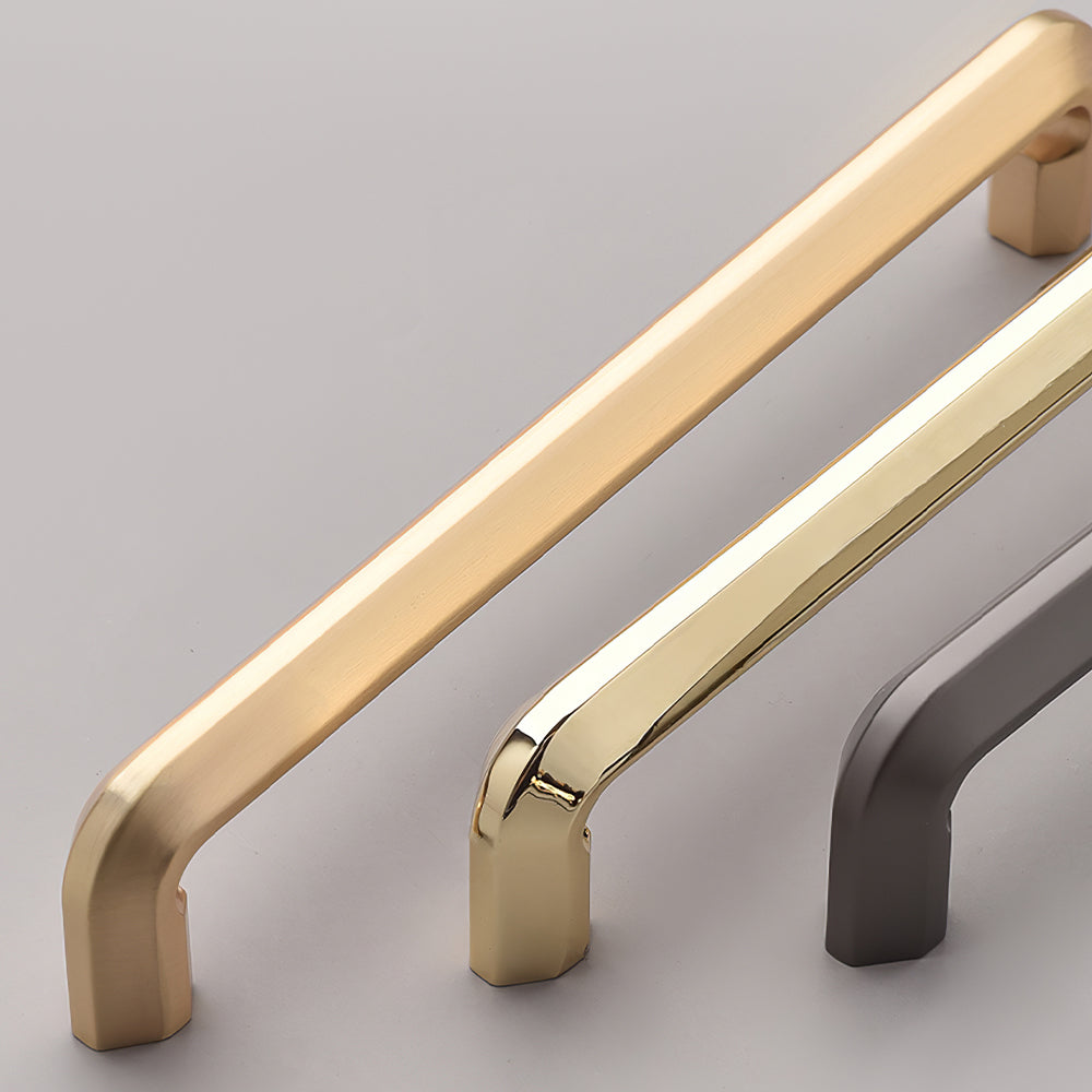 Modern Faceted Bar Cupboard Handles
