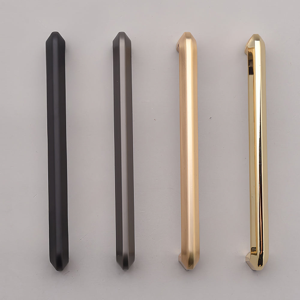 Modern Faceted Bar Cupboard Handles