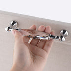 Modern Faceted Crystal Bar Drawer Handles & Knobs