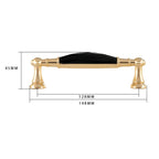 Modern Faceted Crystal Bar Drawer Handles & Knobs
