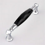Modern Faceted Crystal Bar Drawer Handles & Knobs