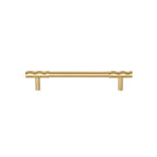 Modern Faceted Solid Brass T-Bar Cupboard Handles & Knobs