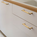 Modern Faceted T-Bar Cupboard Handles & Knobs