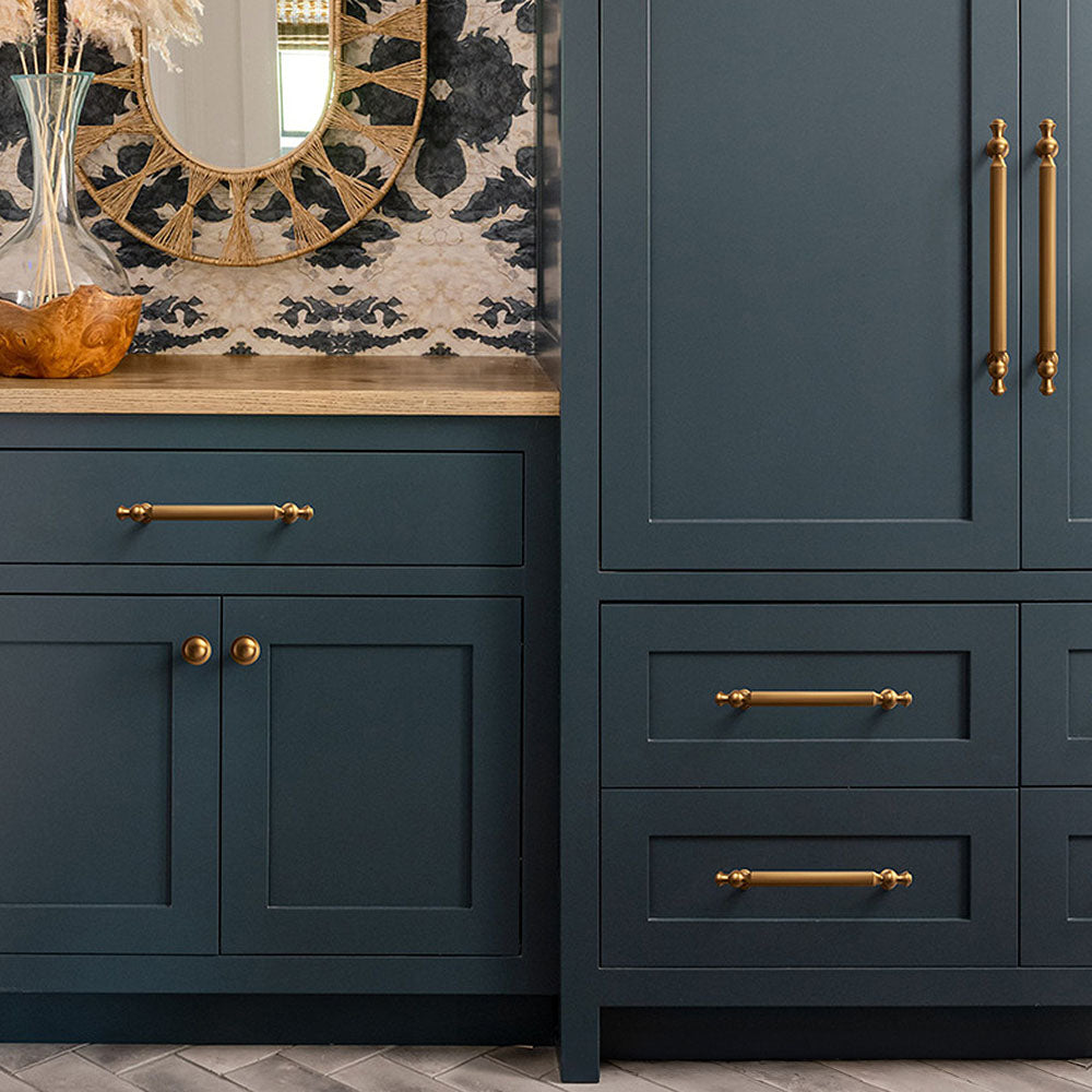 Modern Faceted T-Bar Cupboard Handles & Knobs