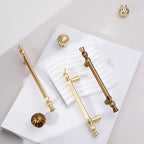 Modern Finial T-Bar Kitchen and Wardrobe Handles