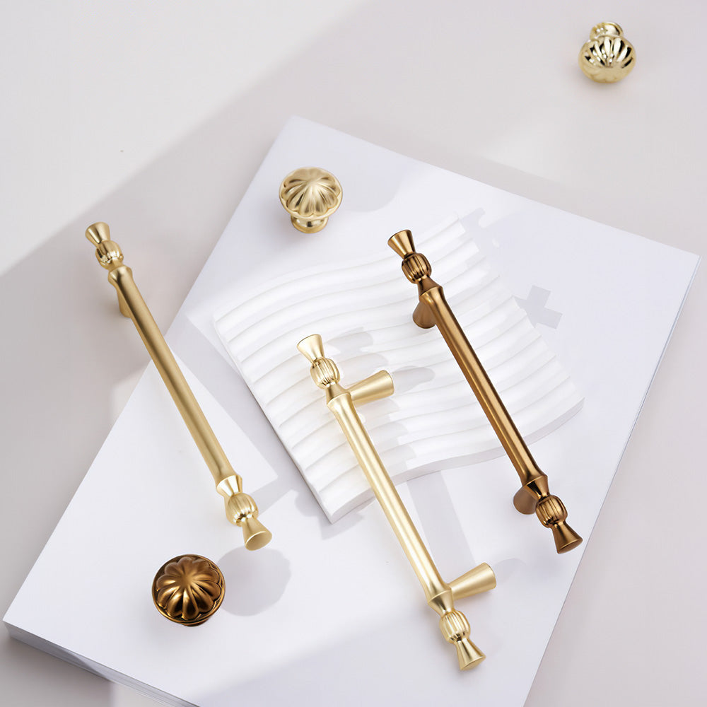 Modern Finial T-Bar Kitchen and Wardrobe Handles