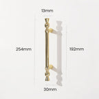 Modern Finial T-Bar Kitchen and Wardrobe Handles