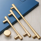 Modern Flared T-Bar Cupboard Handles and Knobs
