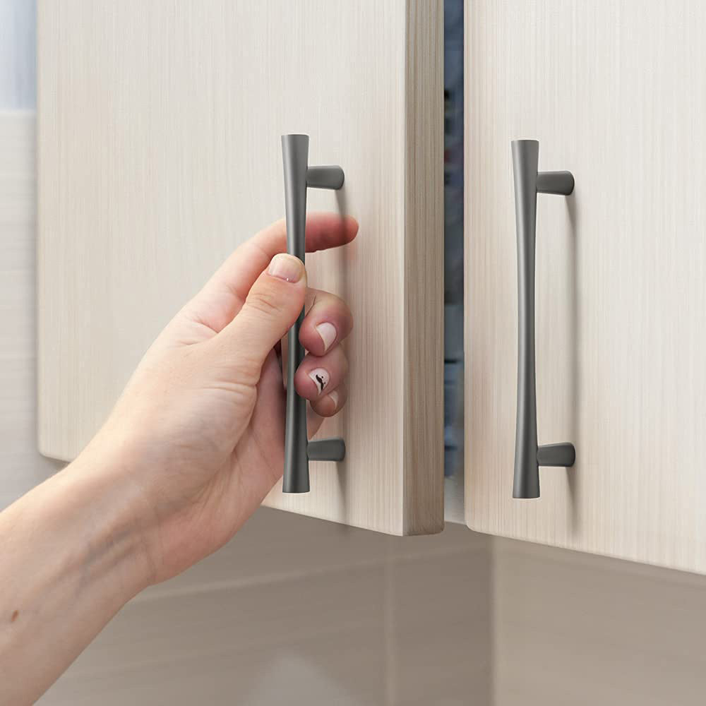 Modern Flared T-Bar Cupboard Handles and Knobs