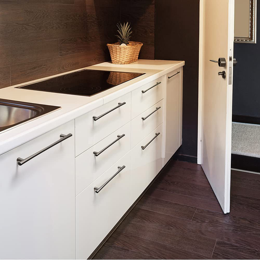 Modern Flared T-Bar Cupboard Handles and Knobs