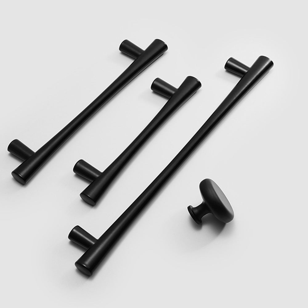 Modern Flared T-Bar Cupboard Handles and Knobs