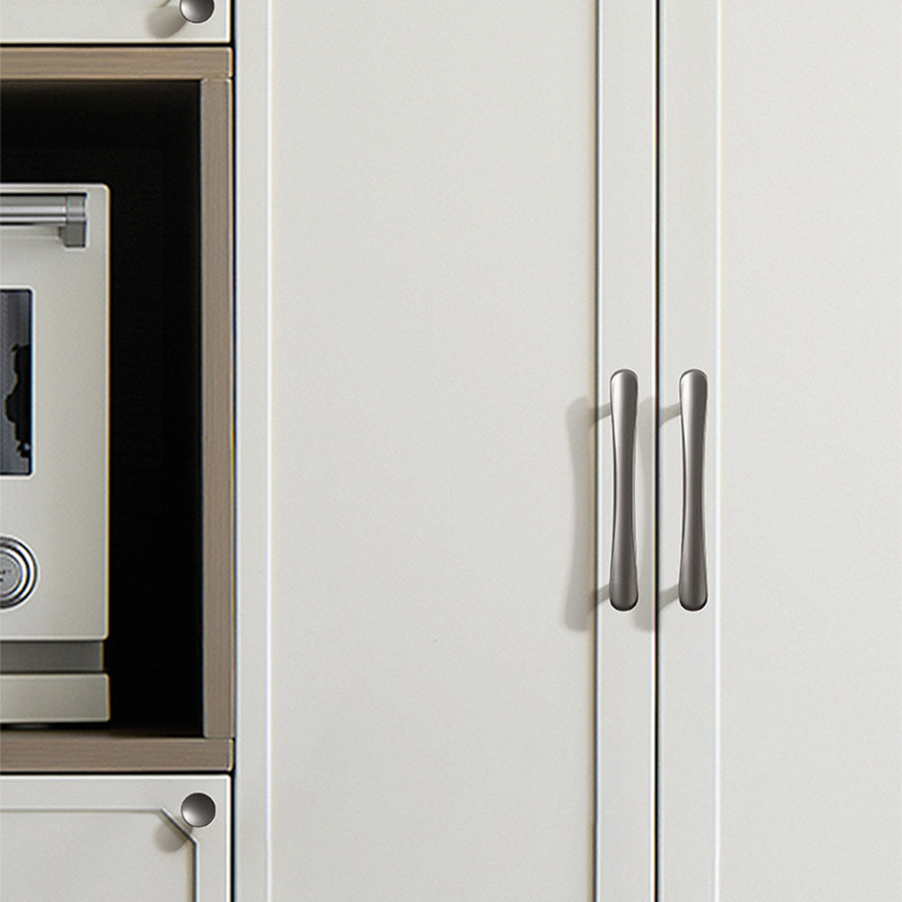 Modern Flared T-Bar Wardrobe Handles and Knobs