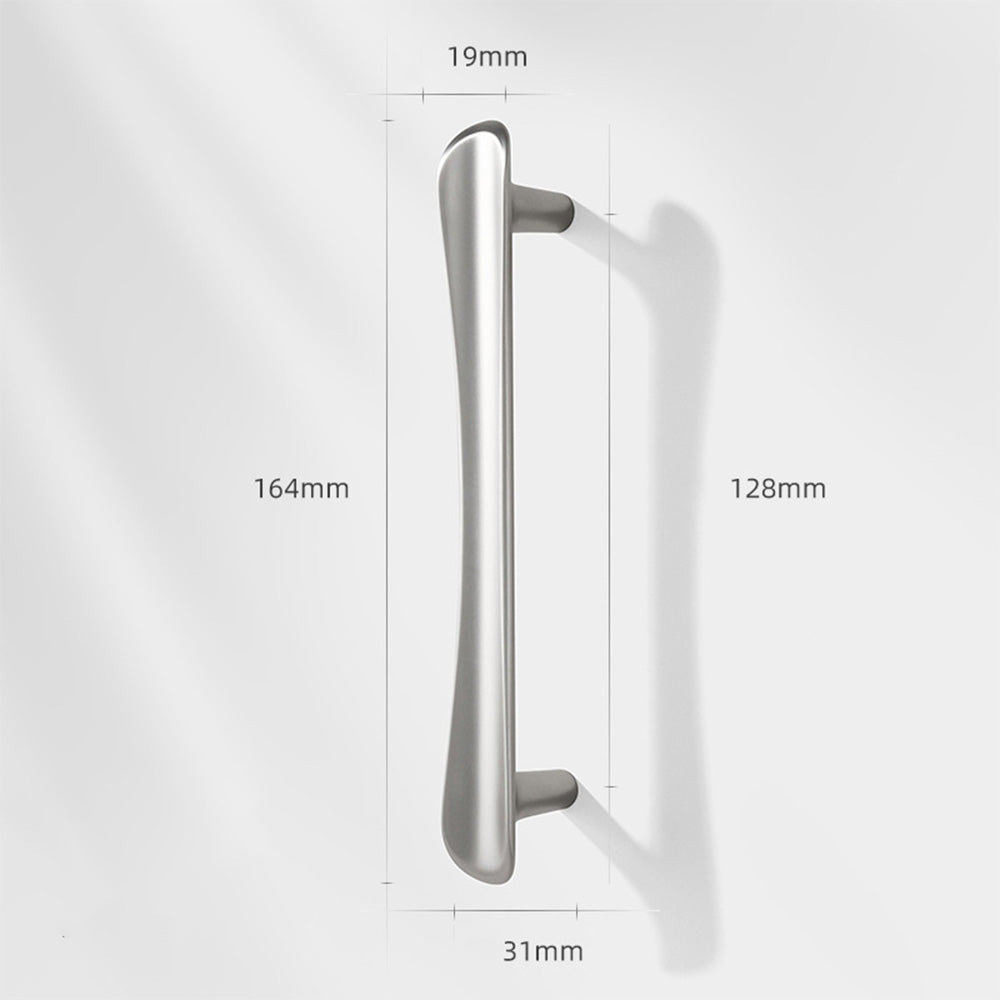 Modern Flared T-Bar Wardrobe Handles and Knobs